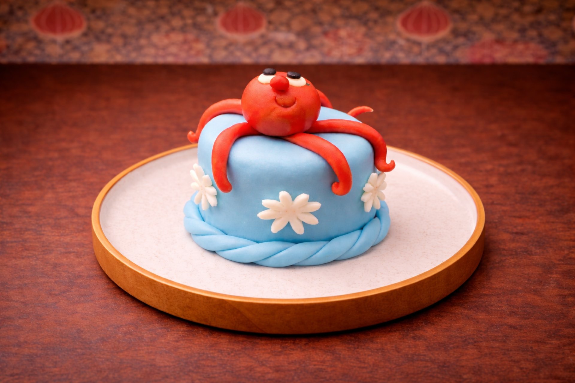 Şeker Hamurlu Ahtapot Adet Pasta - Pastalar